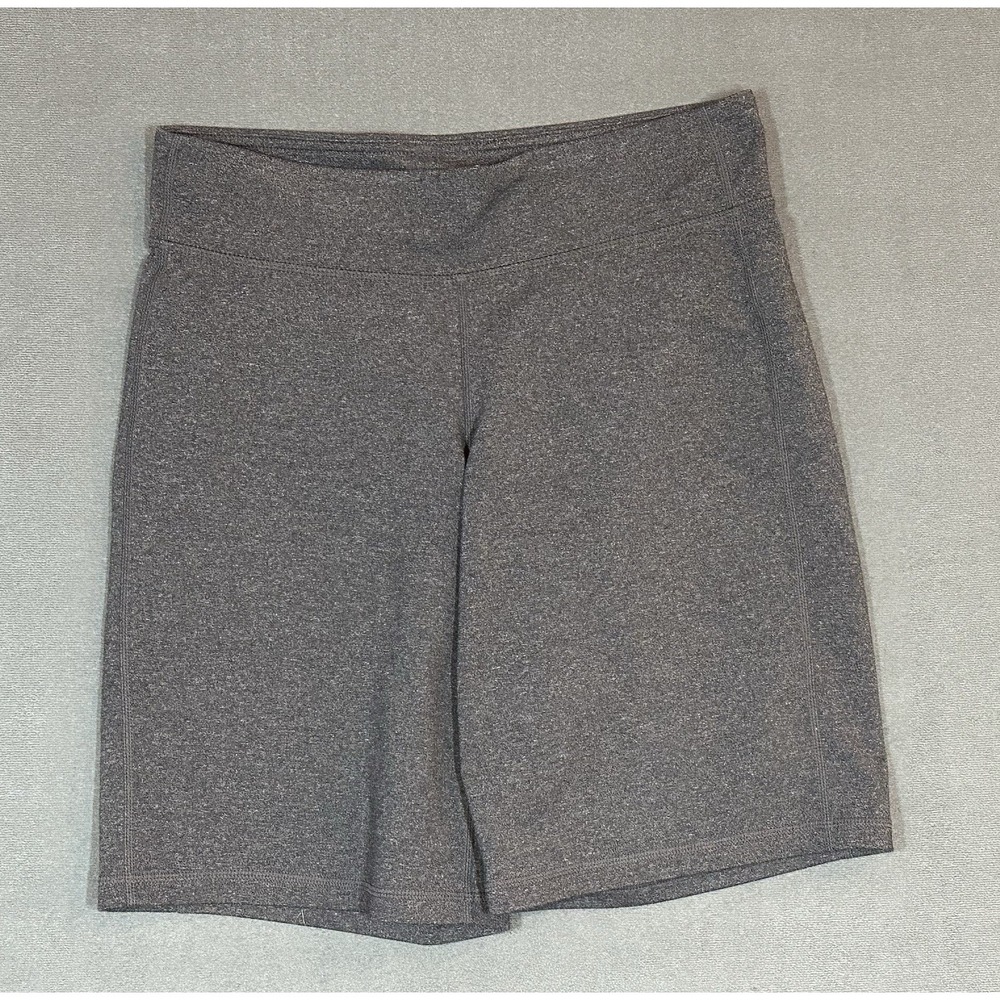 Athleta High Rise Shorts Womens Grey Biker‎ Athletic Yoga Size S